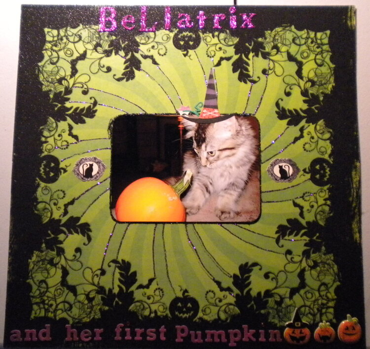 Bella&#039;s First Pumpkin
