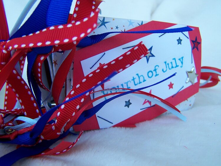 4th of July Toilet Paper Roll Scrapbook