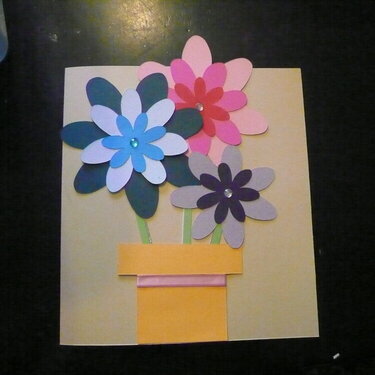 Flower Mother&#039;s Day Card