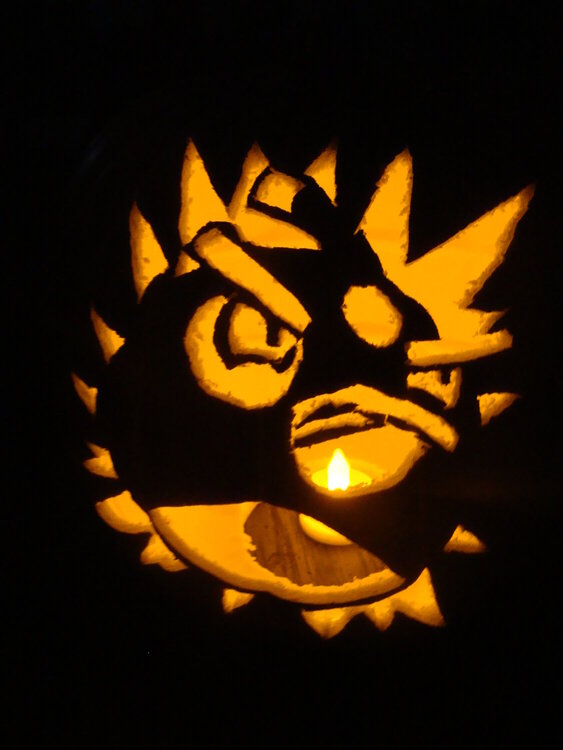 angry bird pumpkin 4