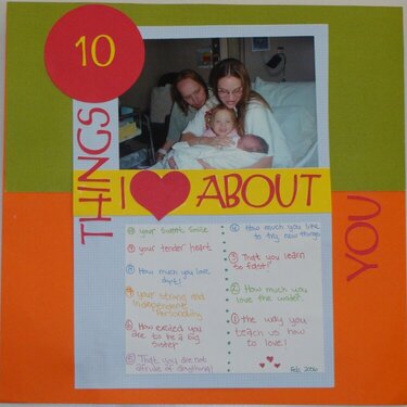 10 Things I &lt;3 About You