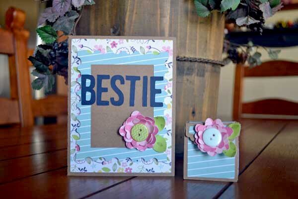 Bestie Card and Mini Gift Box *Imaginisce*