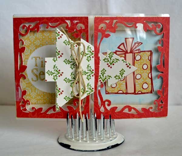 Christmas Tree Send it Clear Card *Clear Scraps*