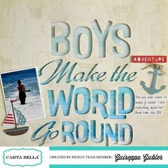 Boys Make the World Go Round *Carta Bella*