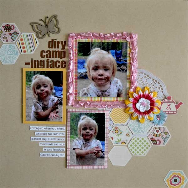 Dirty Camping Face *Scrapbooking Kits with a Difference*