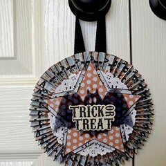 Trick or Treat Door Hanger *Clear Scraps*