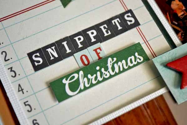 Snippets of Christmas *Simple Stories December Documented Collection*