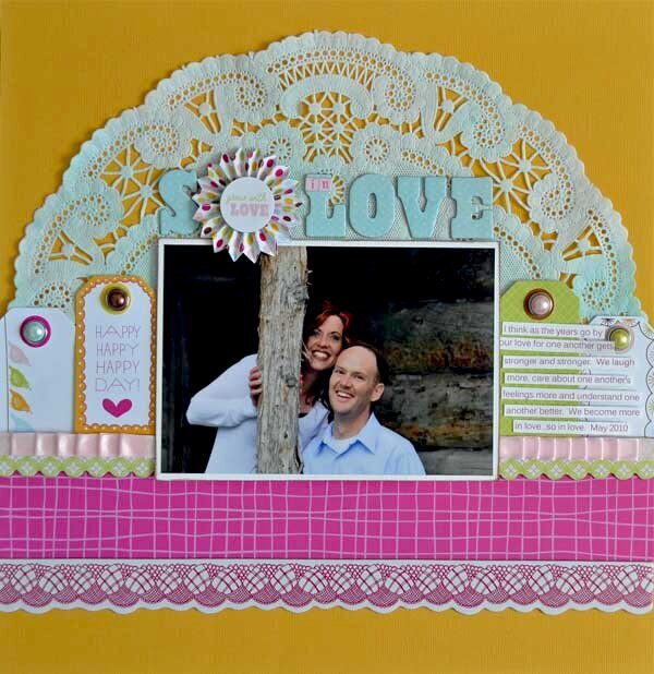 So in Love *Scrapbook Daisies March Kit*