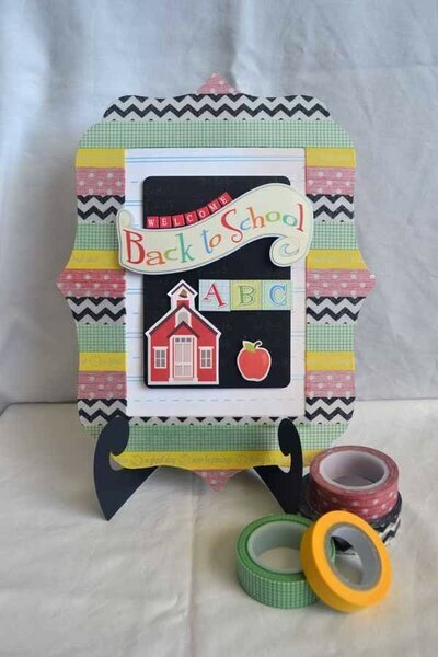 Welcome Back to School Acrylic Frame *Clear Scraps