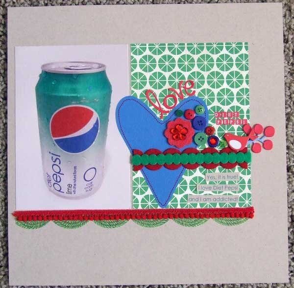 Love Diet Pepsi *Butterfly Crafts Challenge 17*
