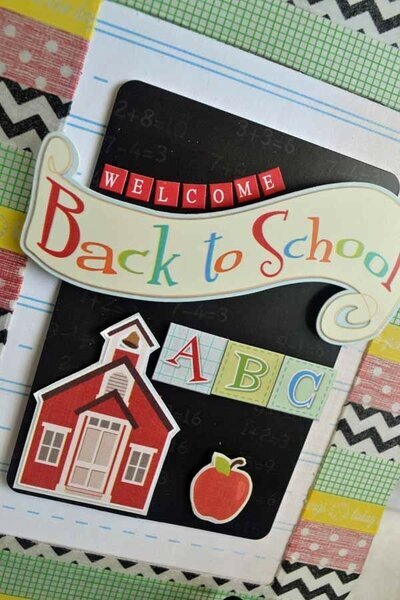 Welcome Back to School Acrylic Frame *Clear Scraps