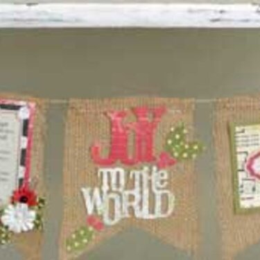 Joy to the World Banner *Authentique*