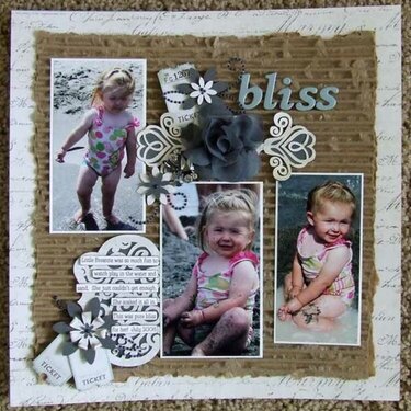 Bliss *Scrapbook Daisies Noveber 2010 Kit*