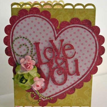 Love You Card *Samantha Walker and Zva Creative*