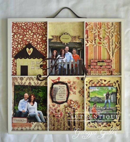 Family Altered Painter&#039;s Tray *Authentique*