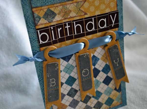 Birthday Boy Card *Scrapbook Daisies April Kit*