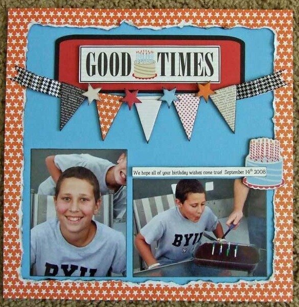 Good Times *Scrapbook Daisies October Kit