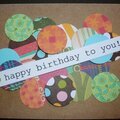 Circles Birthday Card