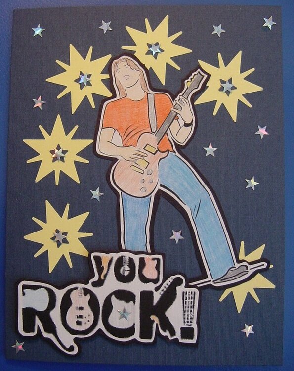 You Rock card