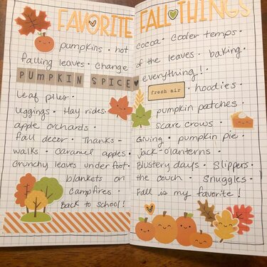 Favorite Fall Things