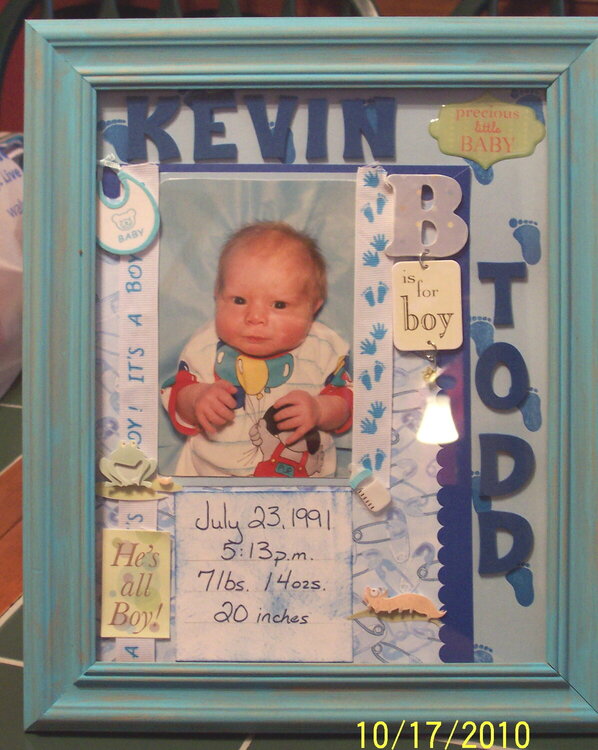 Framed Baby Boy Page