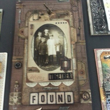 Found = from the CHA W 2014 Tim Holtz Idea-ology Booth