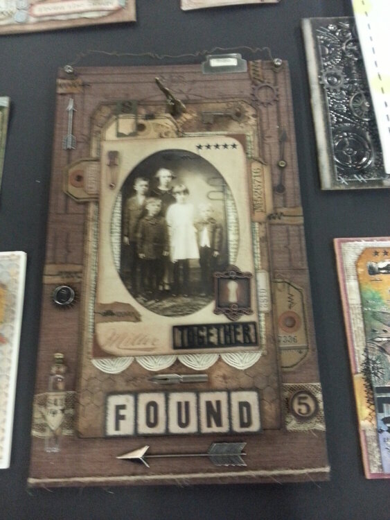 Found = from the CHA W 2014 Tim Holtz Idea-ology Booth