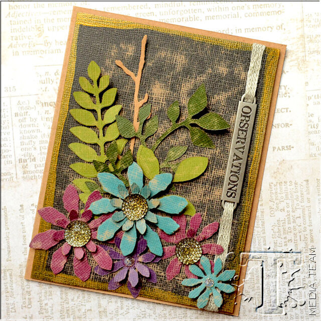 Observations Floral Card by TH Media Team Member Vicki Boutin
