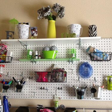 First pegboard
