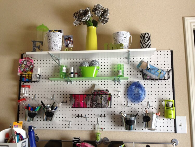 First pegboard