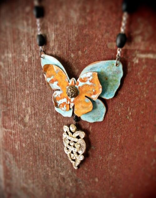 Graphic 45 Butterfly Necklace