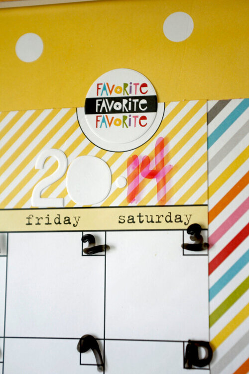 DIY Dry Erase Calendar - New Bella Blvd