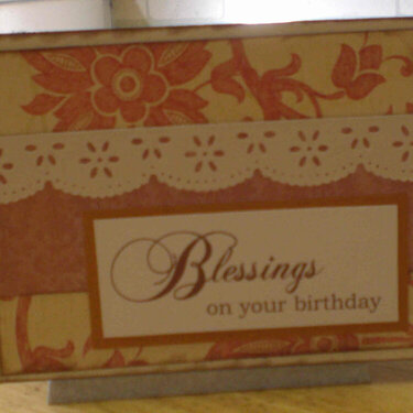 Birthday Blessings Card for OWH
