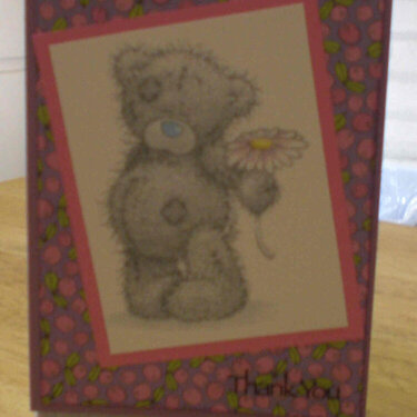 Tatty Teddy &quot;Thank You&quot; Card for OWH
