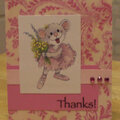 Mouse "Thanks!" Card for OWH