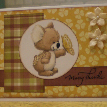 Koala &quot;Many Thanks&quot; Card for OWH