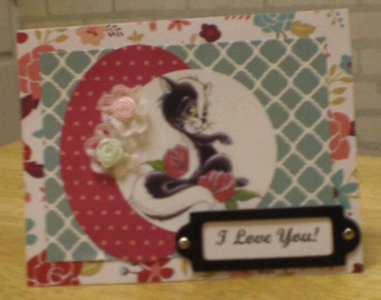 Skunk &quot;I Love You!&quot; Card for OWH
