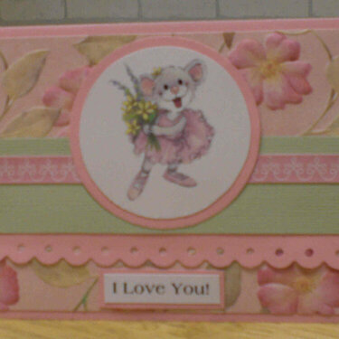 Mouse &quot;I Love You!&quot; Card for OWH