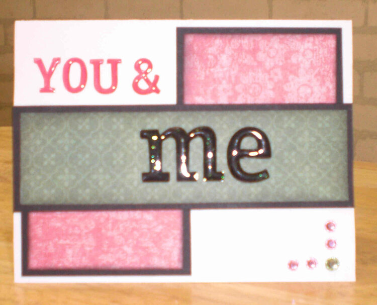 &quot;You &amp; Me&quot; Card for OWH