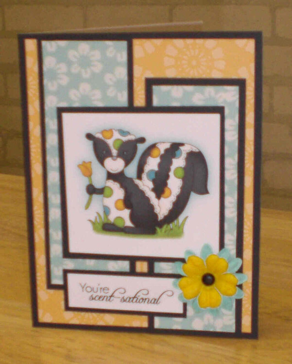 Skunk "You're Scent-sational" Card for OWH