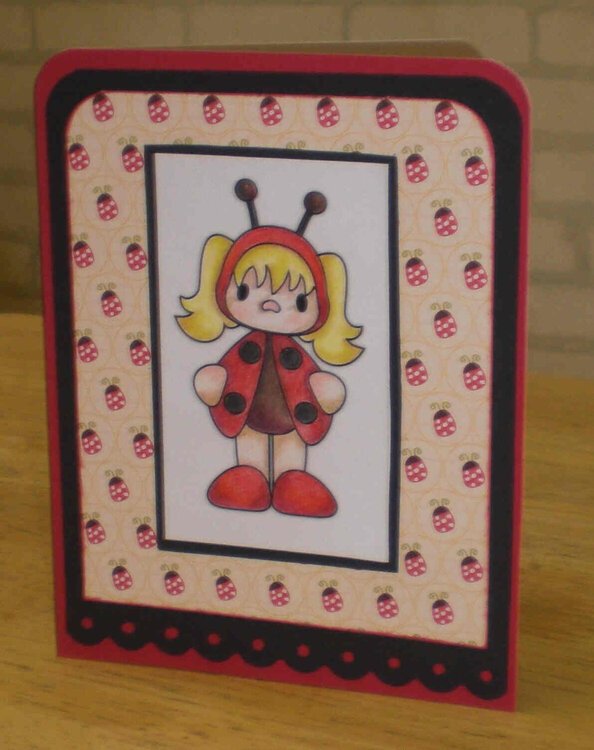 Ladybug Girl Notecard for OWH