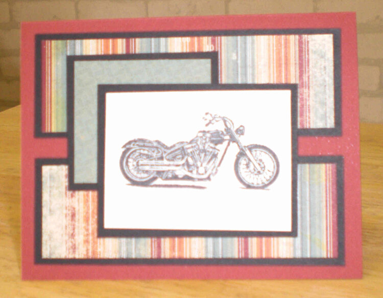 Motorcycle Notecard for OWH