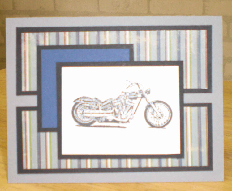 Motorcycle Notecard for OWH