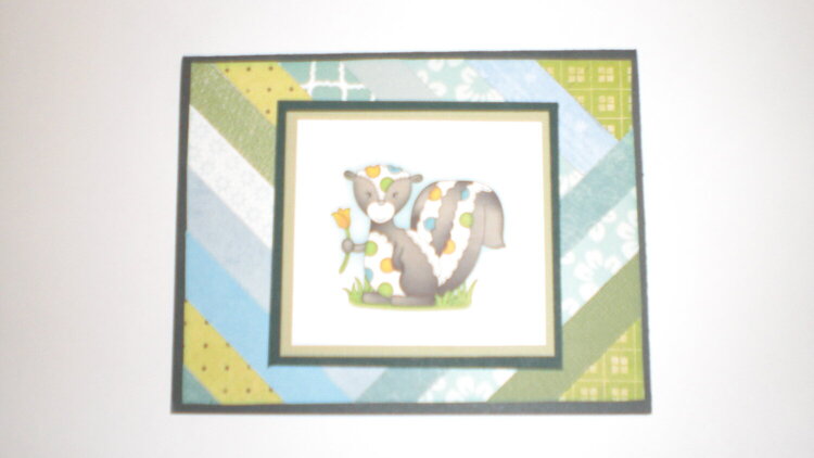 Quirky Skunk Notecard for OWH