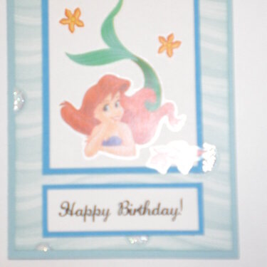 The Little Mermaid &quot;Happy Birthday!&quot; Card for OWH