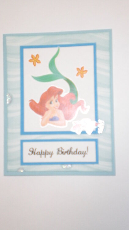 The Little Mermaid &quot;Happy Birthday!&quot; Card for OWH