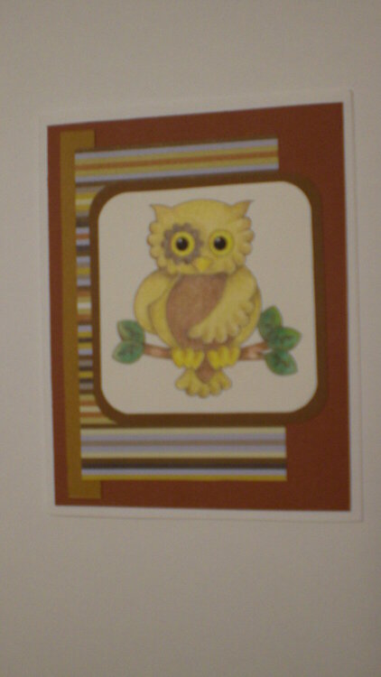 Quirky Owl Notecard for OWH