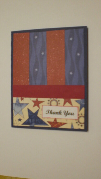 &quot;Thank You&quot; Card for OWH