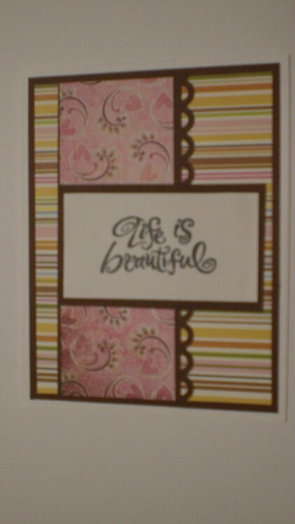 &quot;Life Is Beautiful&quot; Card for OWH