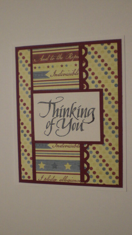 &quot;Thinking Of You&quot; Card for OWH